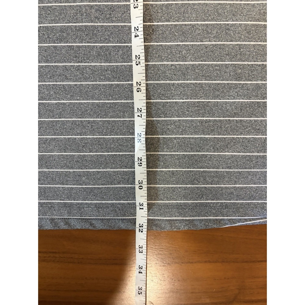 KJUS Golf Polo Shirt Mens 56 2XL Gray White Stripe Soren Stretch Mission Hills - Picture 6 of 14